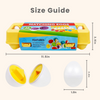 Toddla™ Montessori Geometric Eggs